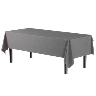 Foto 2 | Mantel Exquisito De Plástico De Primera Calidad, 137 Cm X 274 Cm, Plateado, Paquete De 12 - Venta Internacional.