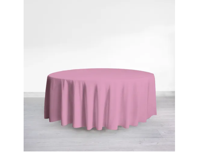 Elegante Mantel Xtellar Para Mesa Redonda De 2.90m De Lujo En Colores Luxor