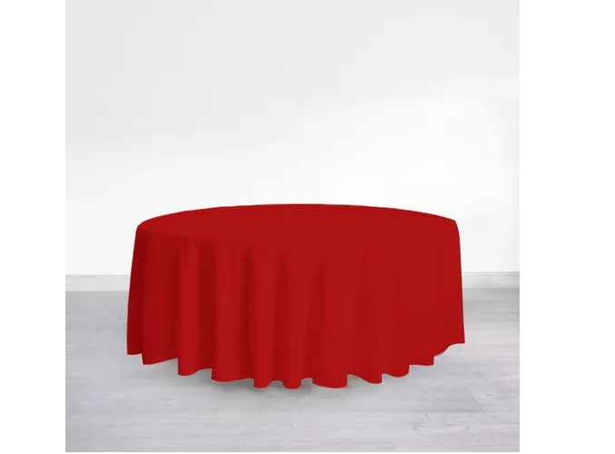 Elegante Mantel Xtellar Para Mesa Redonda De 2.90m De Lujo En Colores Luxor