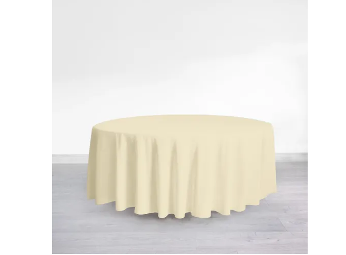 Elegante Mantel Xtellar Para Mesa Redonda De 2.90m De Lujo En Colores Luxor