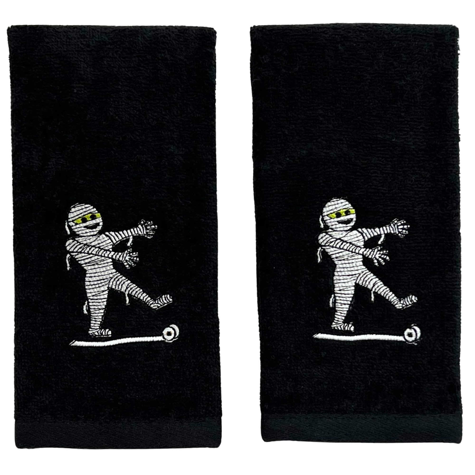 Foto 2 pulgar | Toallas Para Dedos Serafina Home Halloween Mummy 2  Color Negro  Algodón - Venta Internacional.