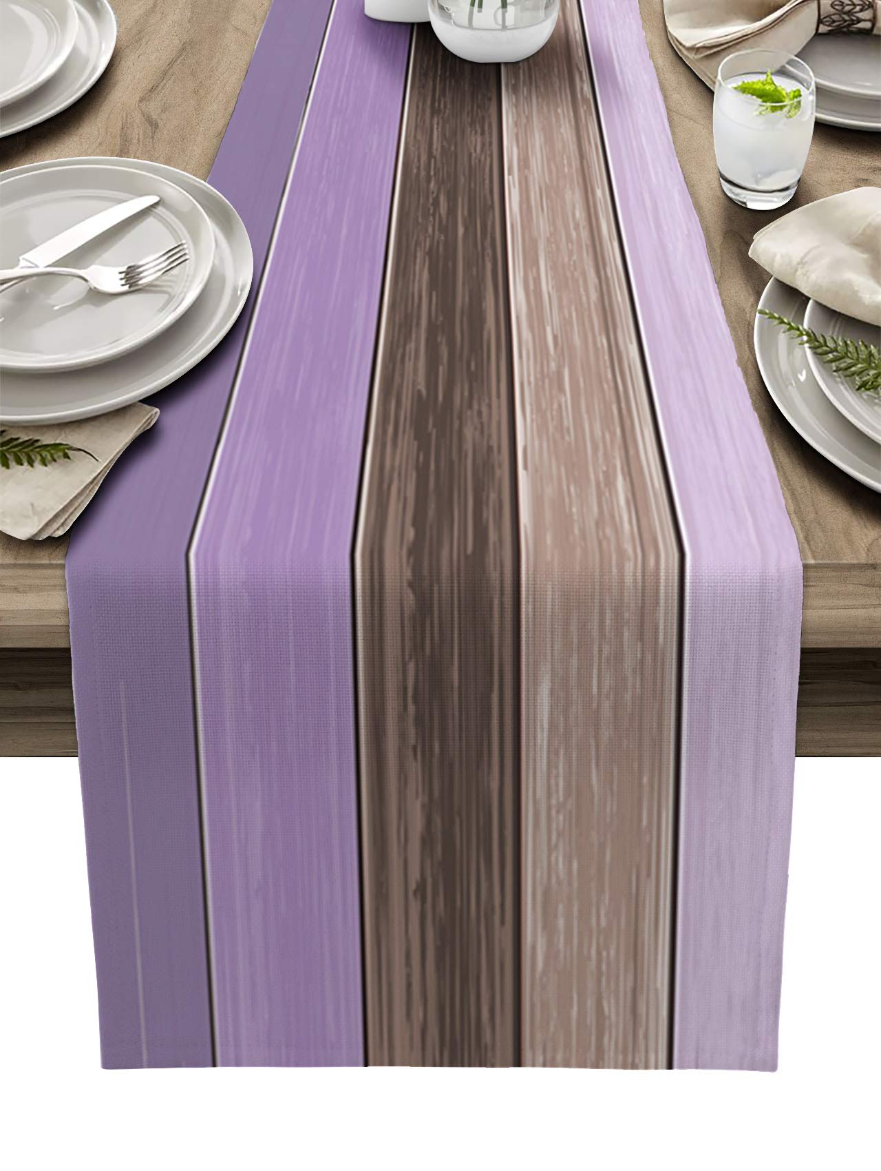 Foto 1 | Tapete de Mesa Vandarllin Farmhouse Morado 178 cm - Venta Internacional