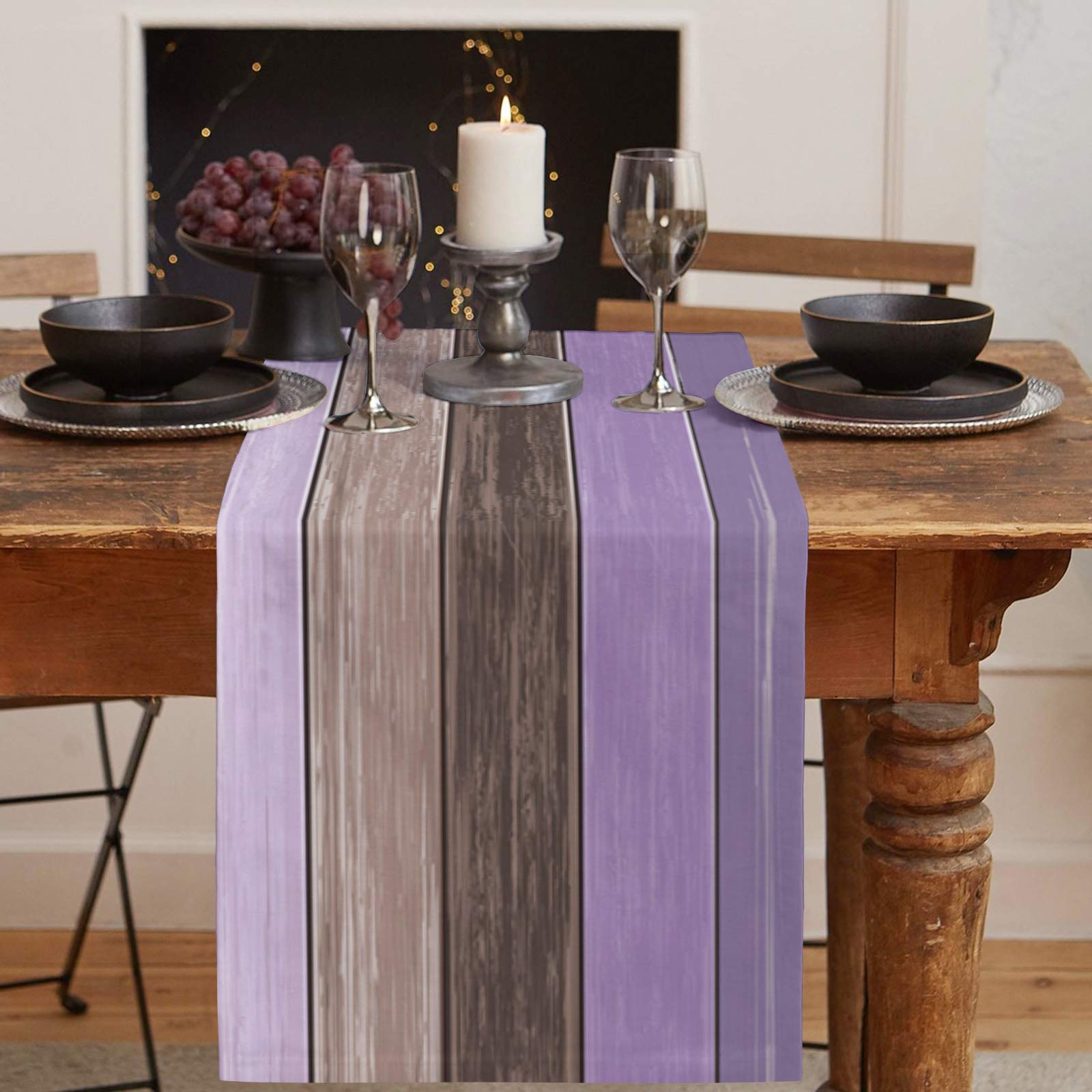 Foto 2 | Tapete de Mesa Vandarllin Farmhouse Morado 178 cm - Venta Internacional