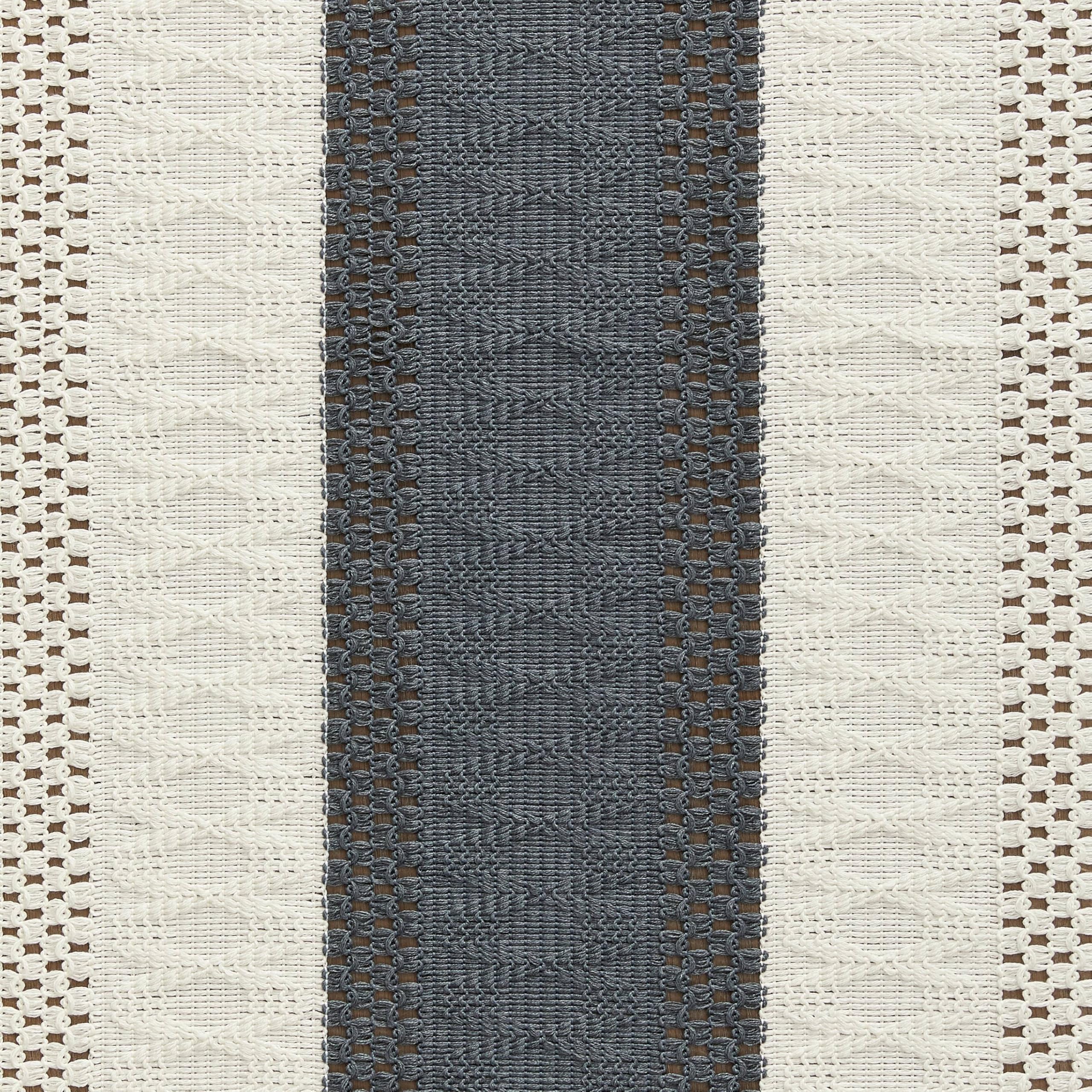 Foto 7 pulgar | Camino De Mesa Zeemart, Estilo Macramé, Bicolor, 35 X 229 Cm, Color Carbón - Venta Internacional.