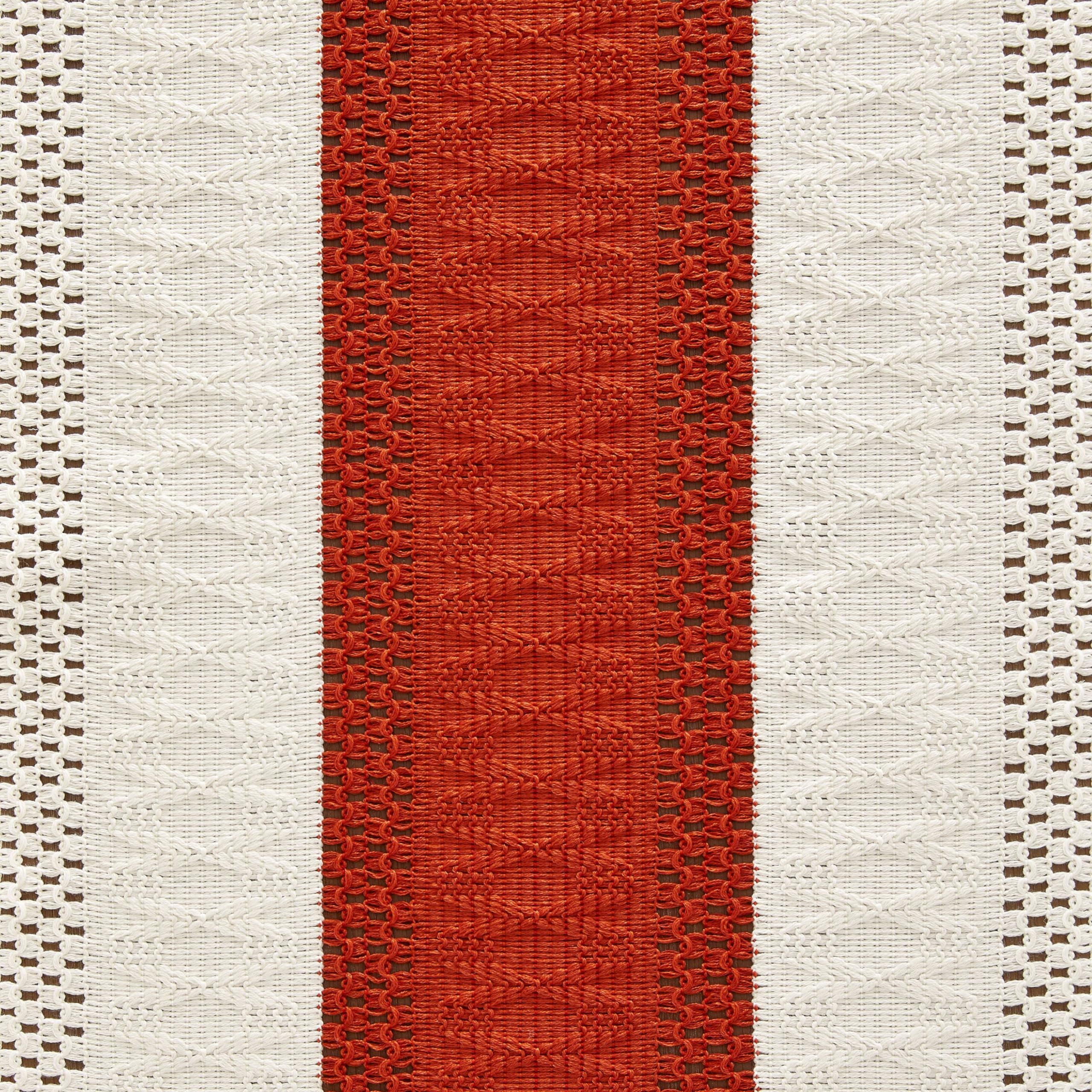 Foto 7 pulgar | Camino De Mesa Zeemart, Estilo Macramé, Bicolor, 36 X 183 Cm, Naranja/marfil - Venta Internacional.