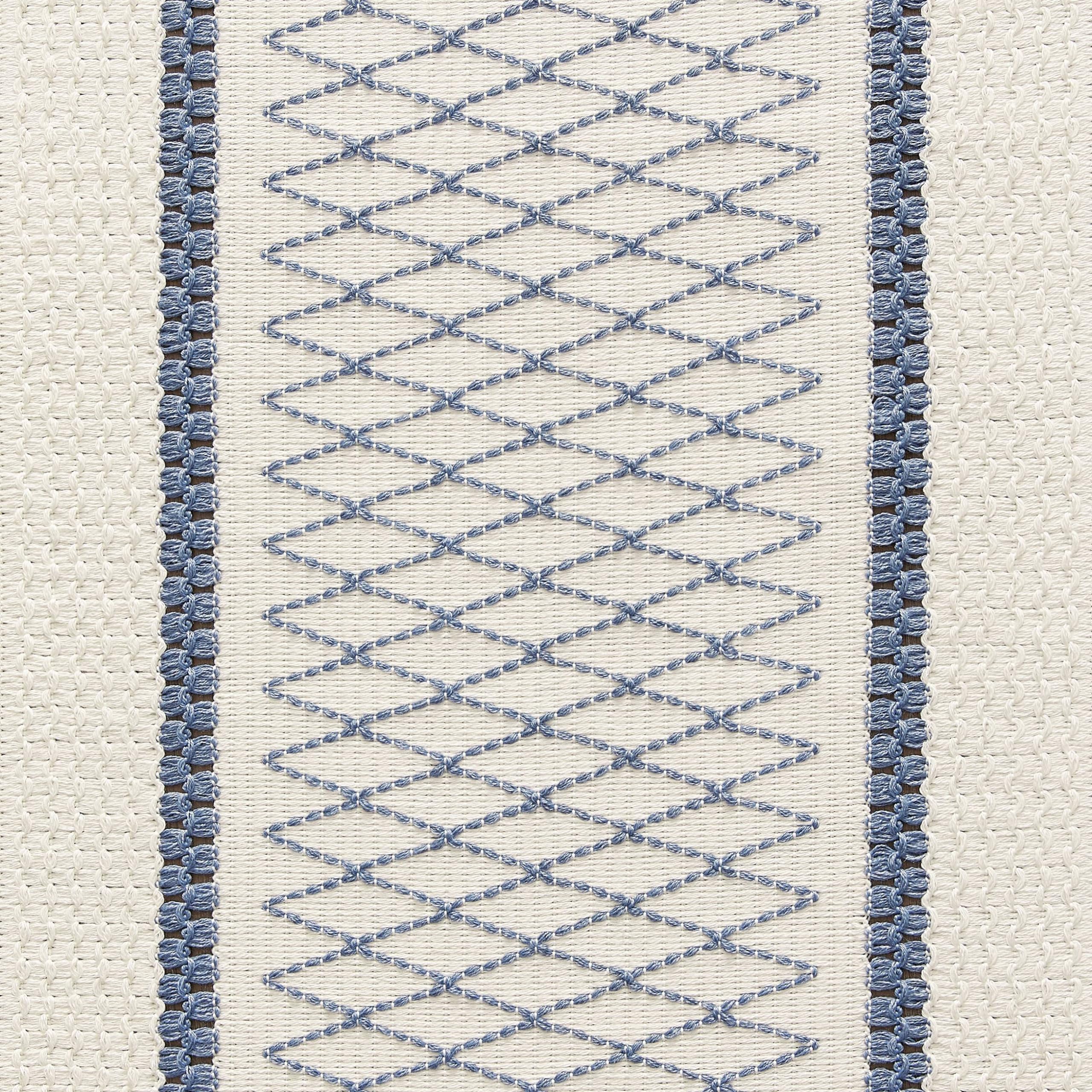 Foto 7 pulgar | Camino De Mesa Zeemart, Estilo Macramé, Bicolor, 30 X 275 Cm, Azul Y Gris - Venta Internacional.