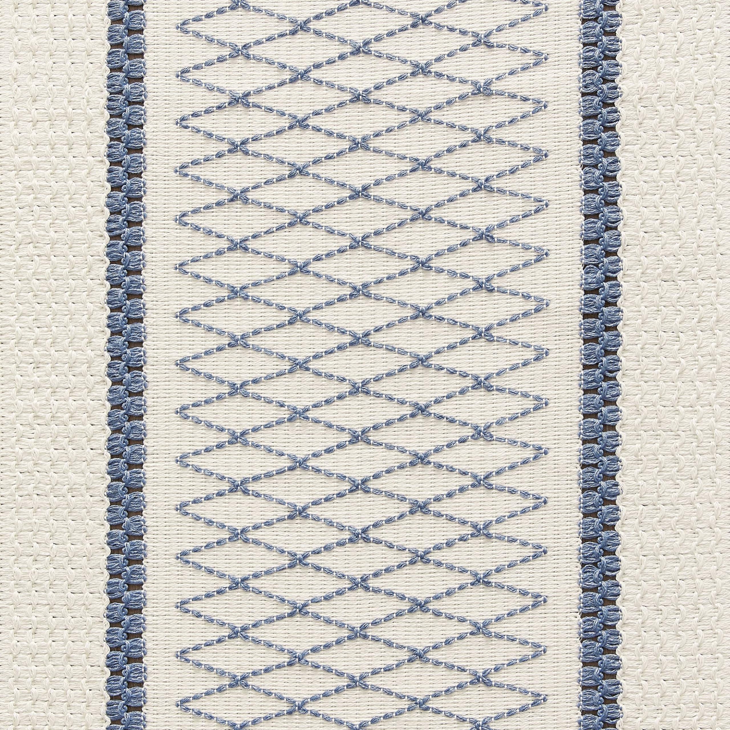 Foto 6 | Camino De Mesa Zeemart, Estilo Macramé, Bicolor, 30 X 90 Cm, Rejilla Azul - Venta Internacional.