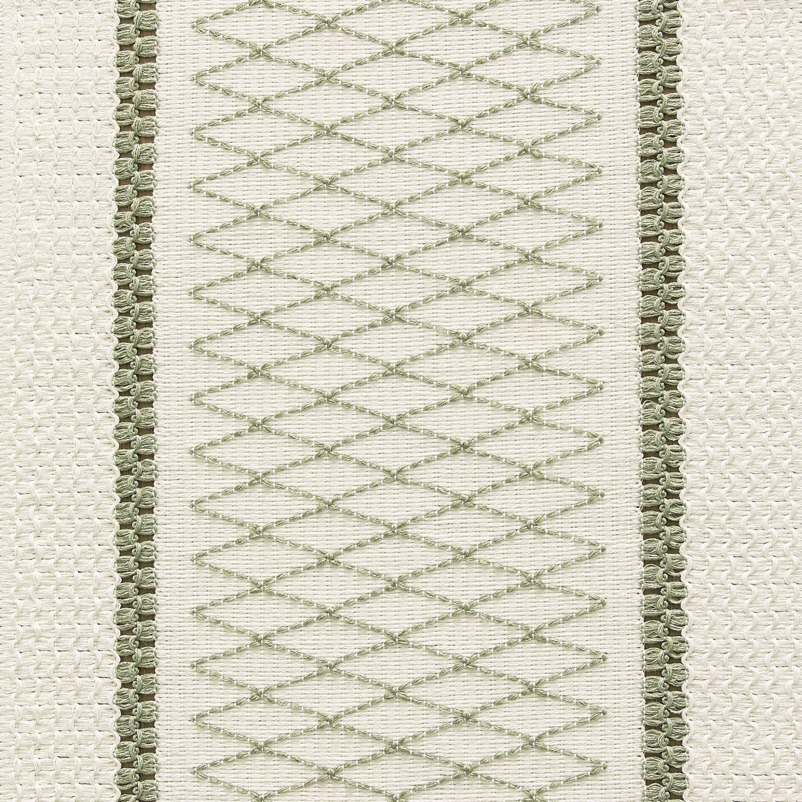 Foto 6 | Tapete De Mesa Zeemart, Estilo Macramé, Bicolor, 30 X 120 Cm, Color Verde - Venta Internacional.