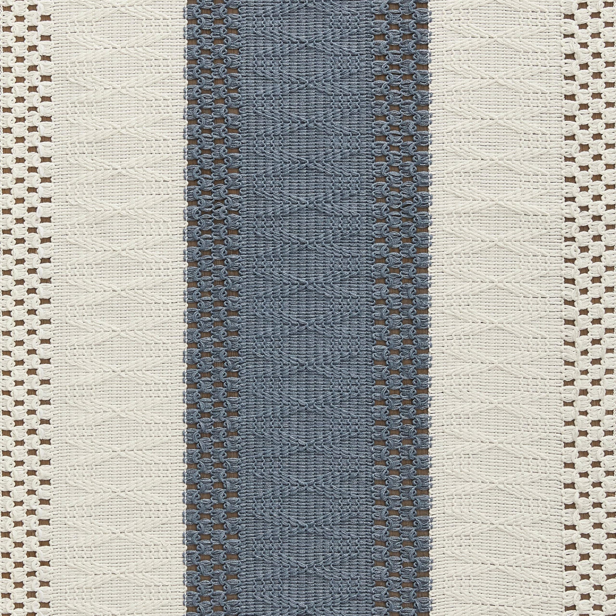 Foto 7 pulgar | Tapete De Mesa Zeemart, Estilo Macramé, Bicolor, 36 X 90 Cm, Azul Marino Y Marfil - Venta Internacional.