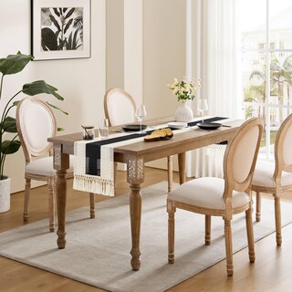 Foto 3 | Tapete De Mesa Zeemart, Estilo Macramé, Bicolor, 36 X 183 Cm, Negro/iv - Venta Internacional.