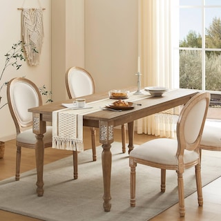 Foto 3 | Tapete De Mesa Zeemart, Estilo Macramé, Bicolor, 30 X 90 Cm, Marrón/verde - Venta Internacional.