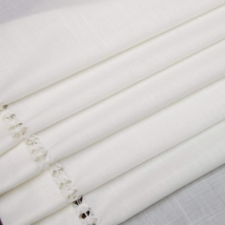 Foto 6 | Camino De Mesa Grelicgo Hecho A Mano Con Dobladillo, Blanco Natural, 35 Unidades - Venta Internacional.