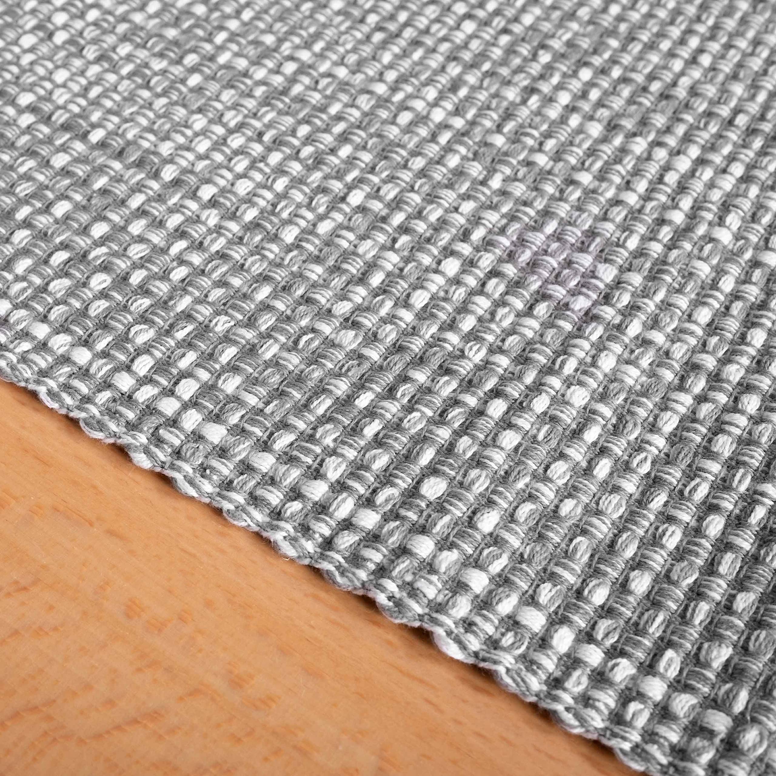 Foto 5 pulgar | Tapete De Mesa Sweet Home Collection, 100% Algodón, 72 X 33 Cm, Color Gris - Venta Internacional.