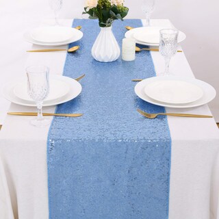 Foto 4 | Tapete De Mesa B-cool Baby Blue Con Lentejuelas De 12 X 72 Cm, Paquete De 12 - Venta Internacional.