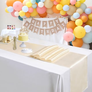 Foto 3 | Tapete De Mesa B-cool, Seda Satinada, Color Marfil, 30 X 275 Cm, Para Bodas, Paquete De 20 - Venta Internacional.