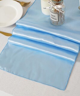 Foto 5 | Camino De Mesa B-cool, Satén Azul Bebé, 30 X 275 Cm, Para Bodas, Paquete De 20 - Venta Internacional.