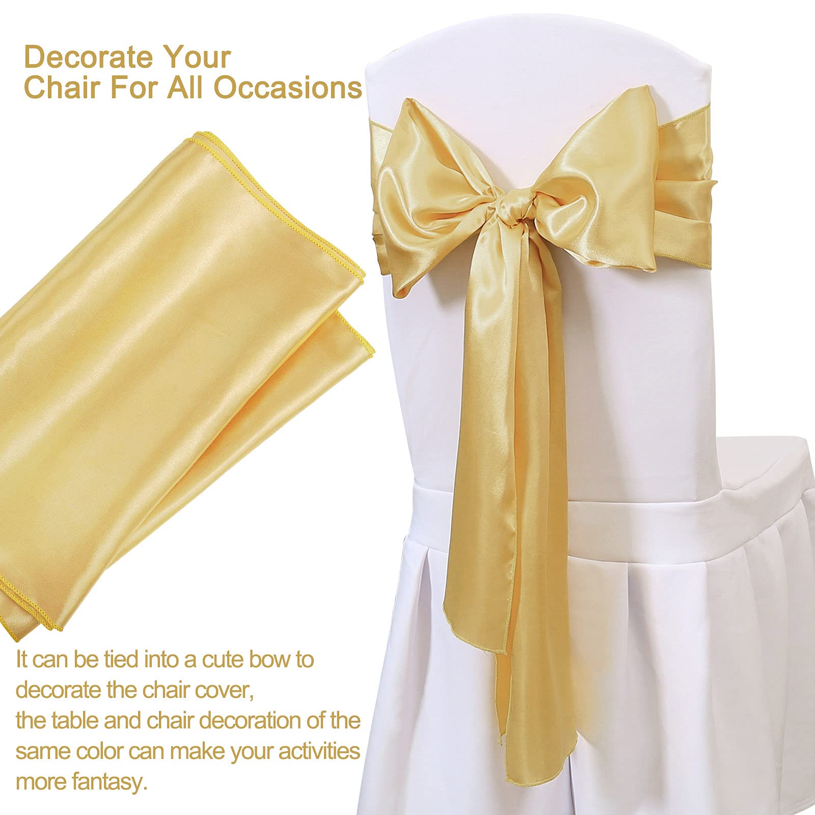 Foto 3 | Camino De Mesa B-cool Satinado Dorado Claro De 30 X 275 Cm Para Bodas, Paquete De 20 - Venta Internacional.