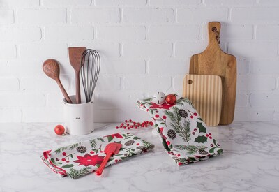 Foto 5 | Juego De Toallas De Cocina Dii Woodland Holiday Christmas, 2 Piezas - Venta Internacional.