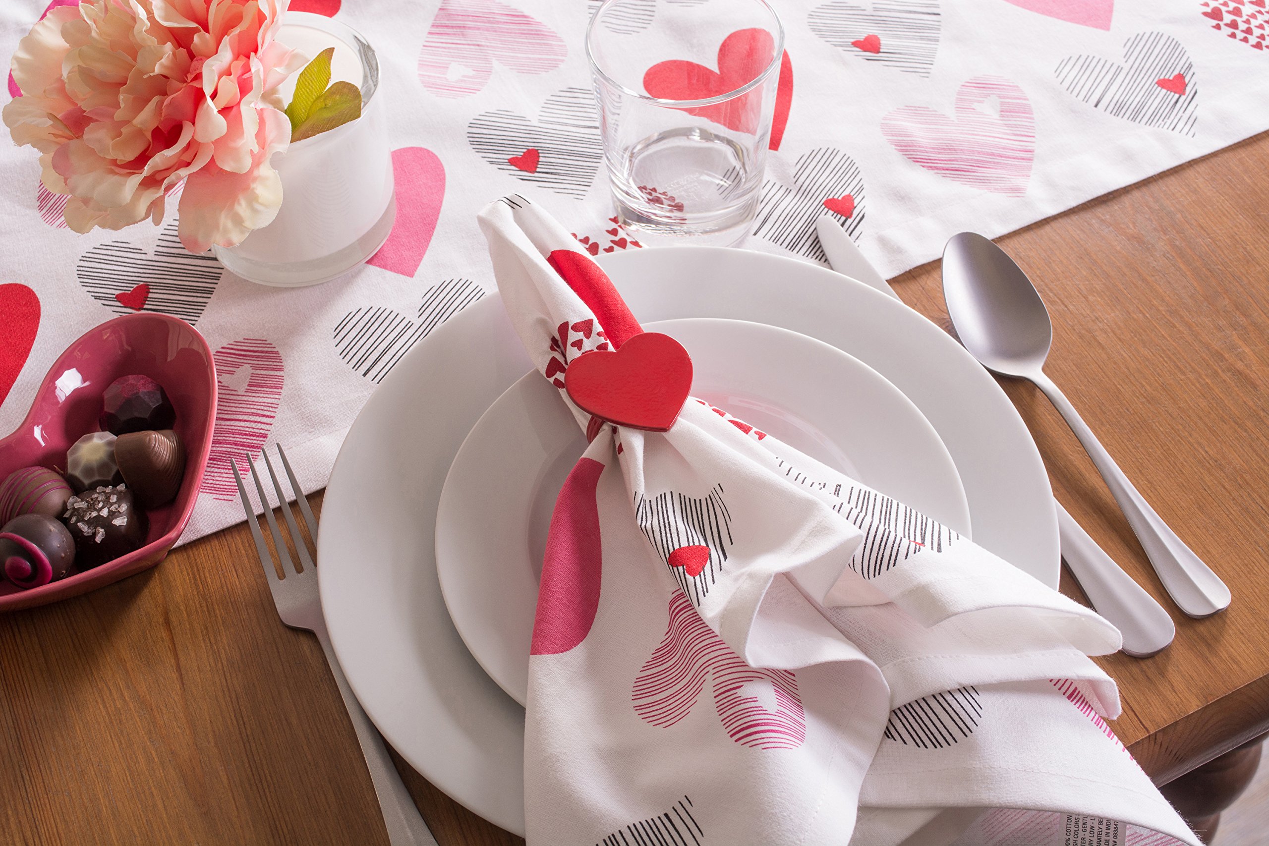 Foto 5 | Table Runner Dii Collage De Corazones Para El Día De San Valentín, 35 X 180 Cm - Venta Internacional.