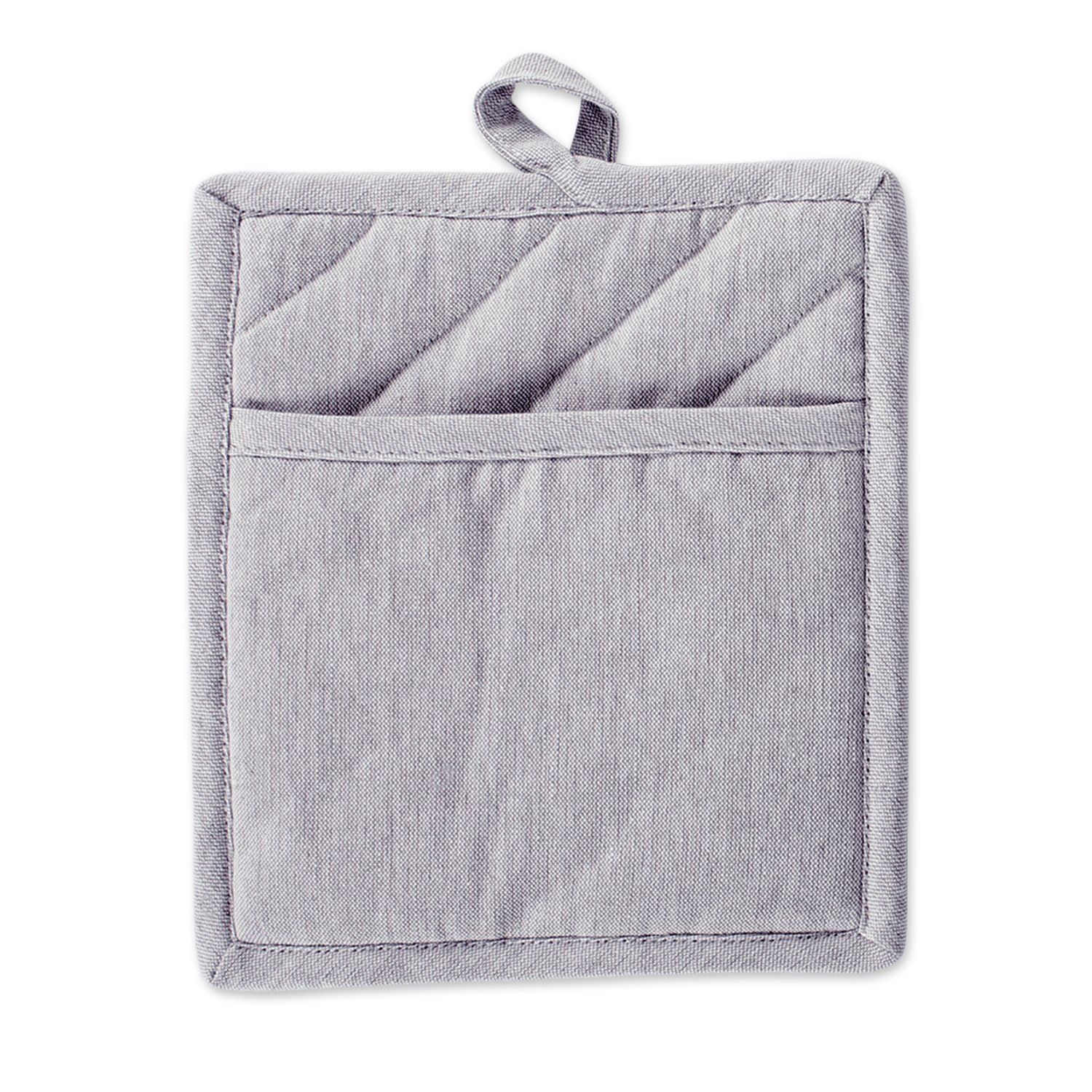 Foto 2 | Set De Cocina Dii 100% Algodón Liso Gris Cambray, 2 Piezas - Venta Internacional.