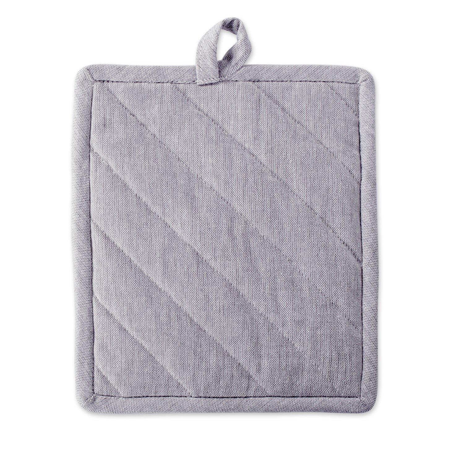Foto 4 pulgar | Set De Cocina Dii 100% Algodón Liso Gris Cambray, 2 Piezas - Venta Internacional.