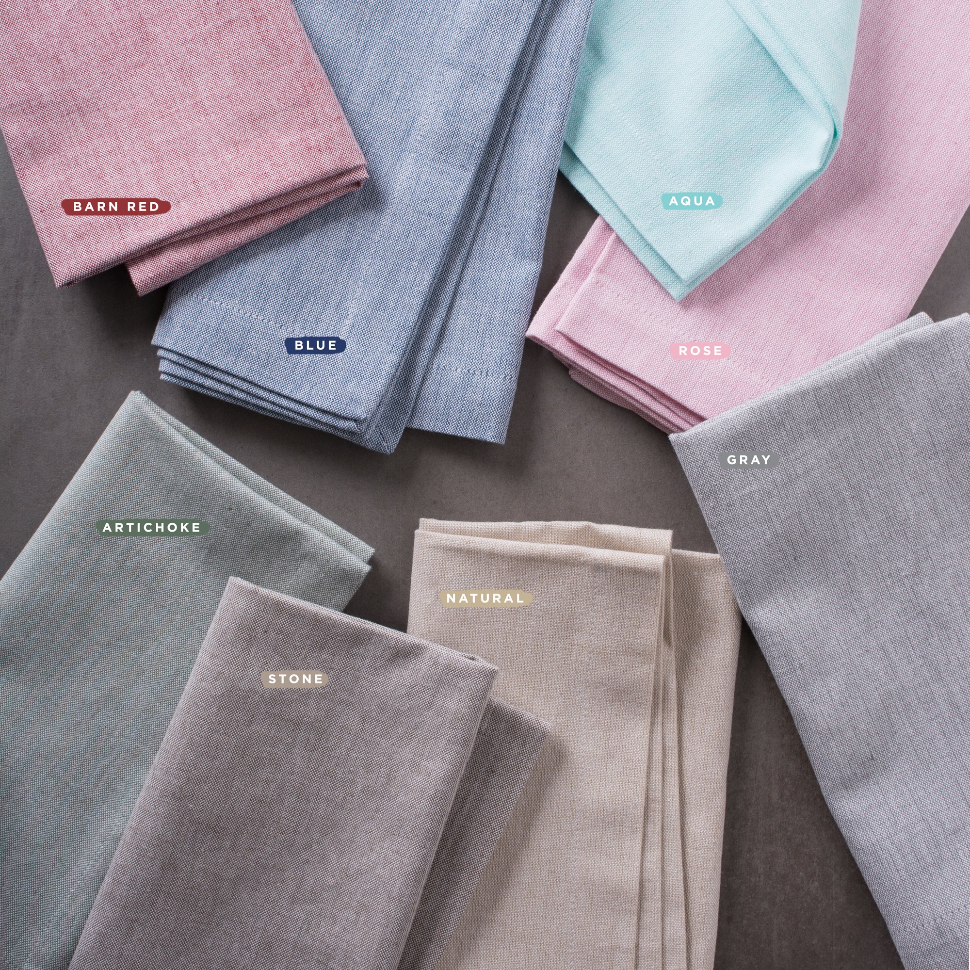 Foto 6 | Set De Cocina Dii 100% Algodón Liso Gris Cambray, 2 Piezas - Venta Internacional.