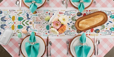 Foto 5 | Tapete De Mesa Dii Easter Folk Collection, 35 X 275 Cm, 100% Algodón - Venta Internacional.