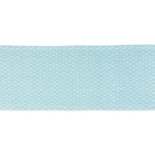 Foto 3 | Camino De Mesa Dii Farmhouse En Miniatura Con Forma De Diamante Trenzado, 38 X 183 Cm, Color Aguamarina - Venta In