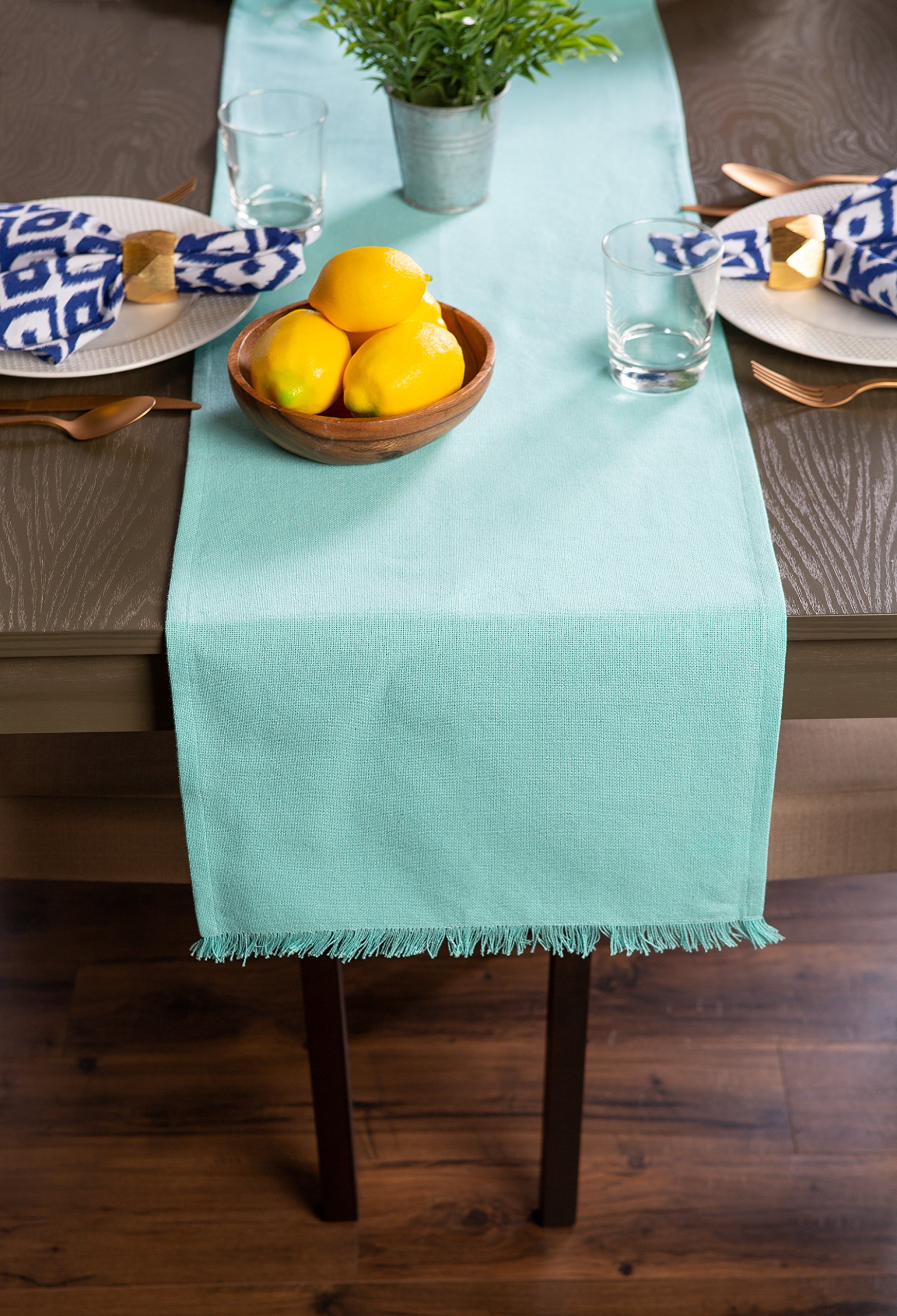 Foto 5 pulgar | Camino De Mesa Dii Everyday Collection Con Flecos, 35 X 275 Cm - Venta Internacional.