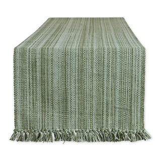Foto 1 | Camino De Mesa Dii, Algodón, 33 X 274 Cm, Con Forma De Alcachofa Abigarrado, Color Verde - Venta Internacional.