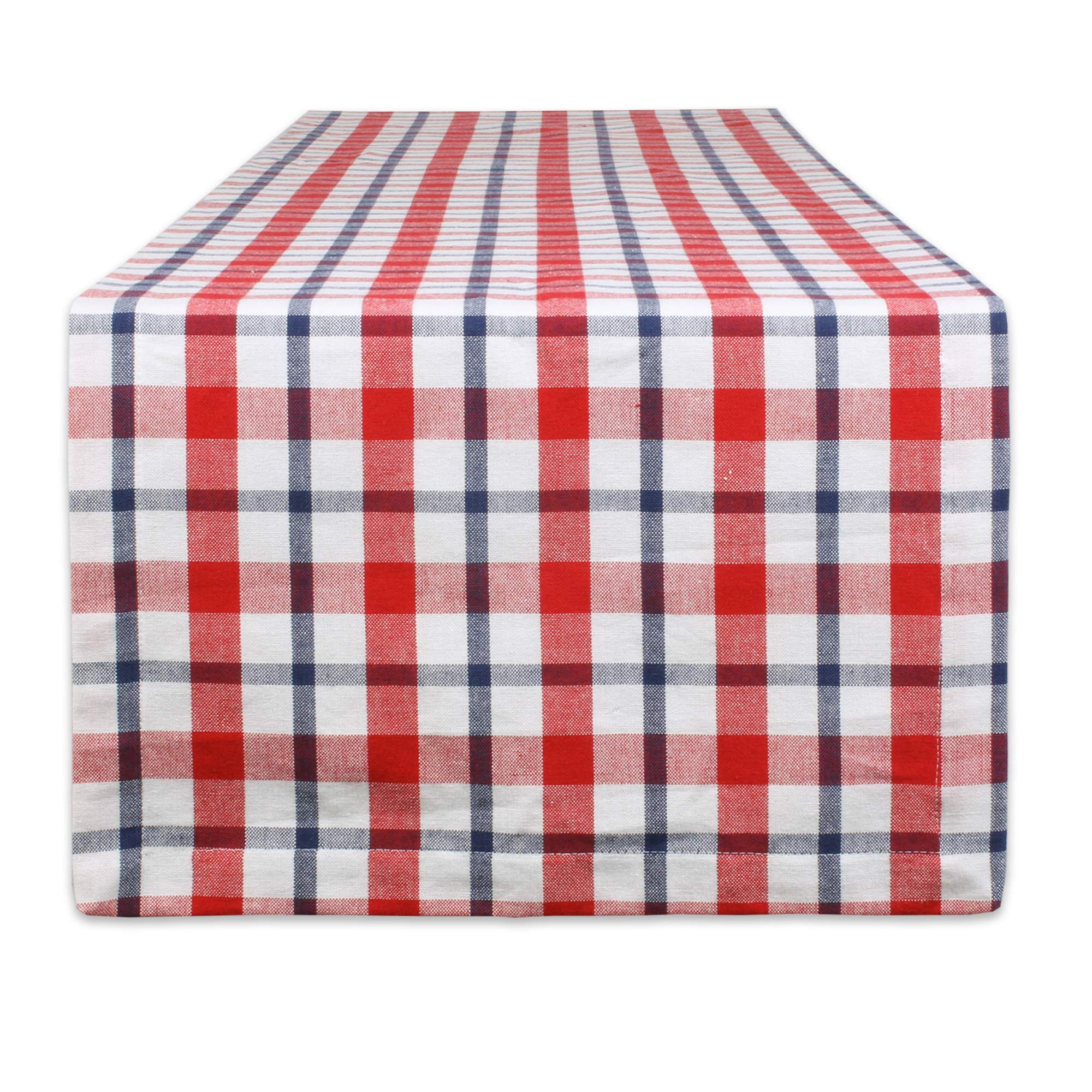 Foto 2 pulgar | Camino De Mesa Dii American Plaid, 100% Algodón, 14 X 72 Pulgadas - Venta Internacional.