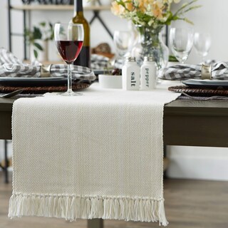 Foto 3 | Camino de Mesa Runner Dii, Abigarrado, Blanco Roto, 13 X 108 Pulgadas, Algodón - Venta Internacional.