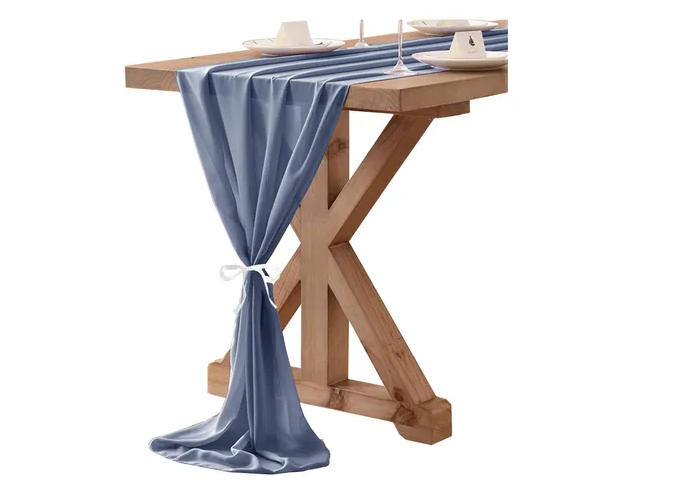 Camino De Mesa Elegante Xtellar De 30*300cm En Gasa Boho Para Celebraciones Únicas