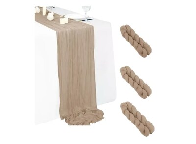 Foto 1 | Set De 3 Xtellar Caminos De Mesa De Gasa Para Un Toque Elegante Y Exquisito En Su Hogar