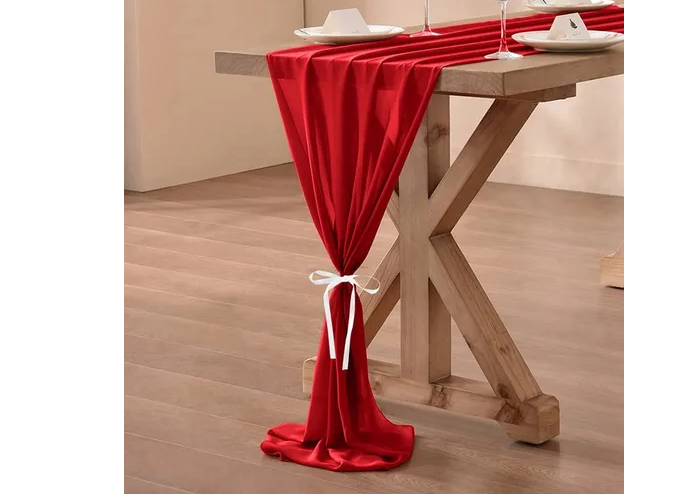 Foto 4 pulgar | 30*300cm Xtellar Camino De Mesa De Gasa Boho Decoración De Boda