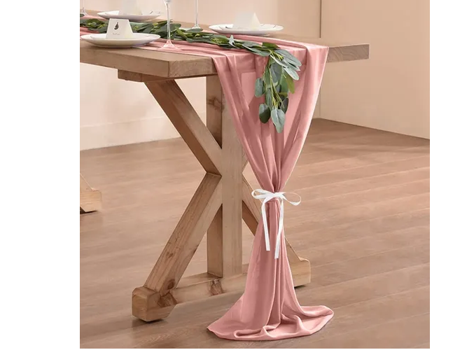 Foto 5 pulgar | 30*300cm Xtellar Camino De Mesa De Gasa Boho Decoración De Boda