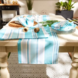 Foto 5 | Camino de Mesa Azul DII Summer Stripe Outdoor 14 x 72 Pulgadas - Venta Internacional