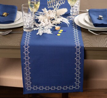 Foto 1 | Camino de Mesa Dii Hanukkah Festival Of Lights Star Of David - Venta Internacional