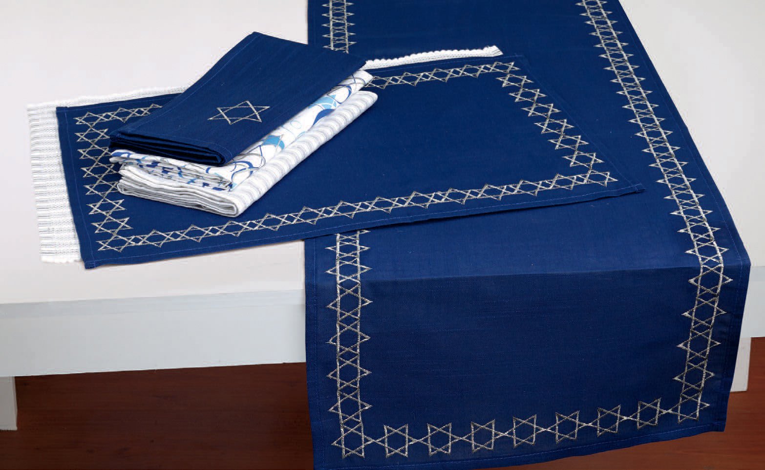 Foto 4 pulgar | Camino de Mesa Dii Hanukkah Festival Of Lights Star Of David - Venta Internacional