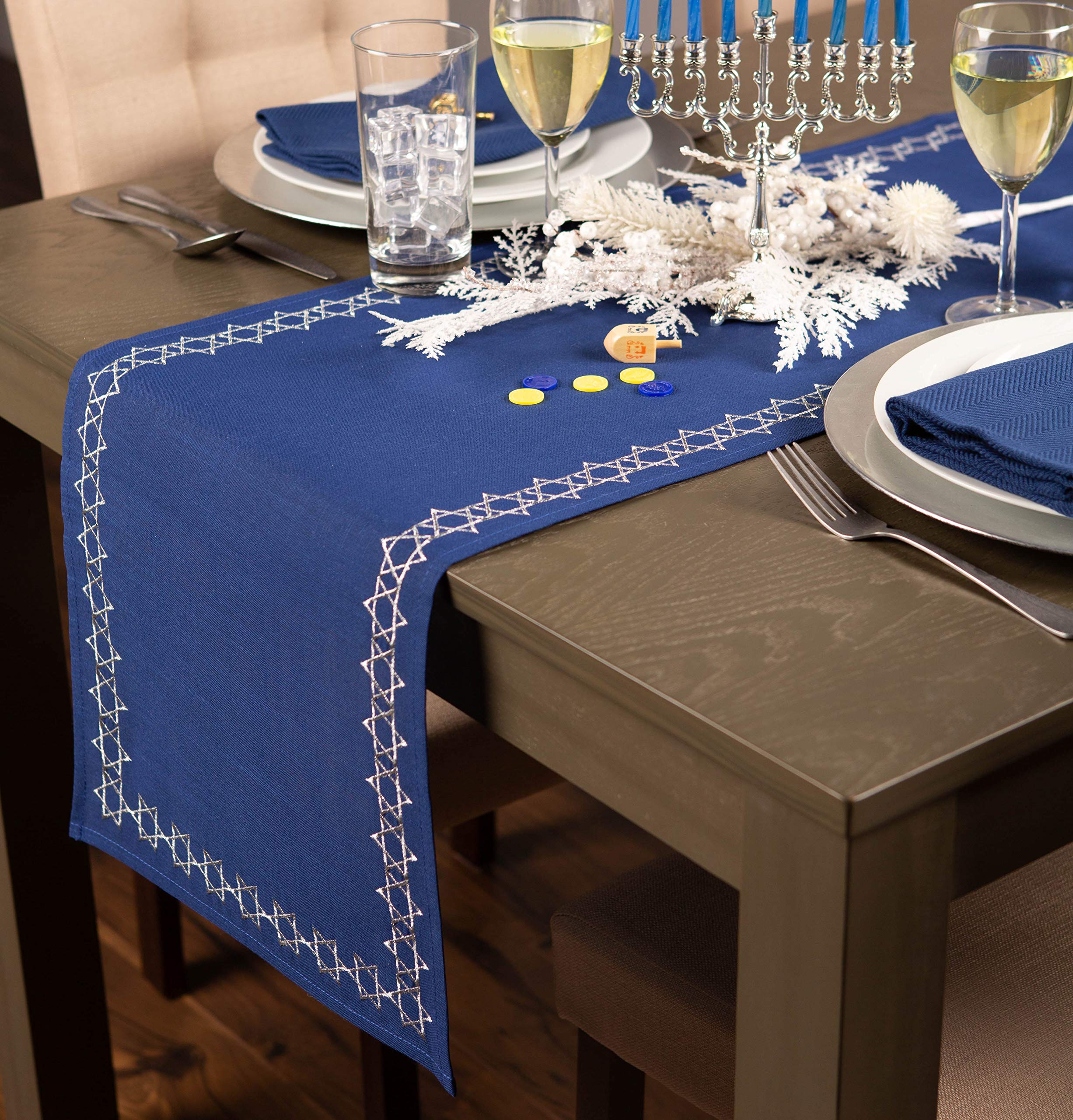 Foto 4 | Camino de Mesa Dii Hanukkah Festival Of Lights Star Of David - Venta Internacional