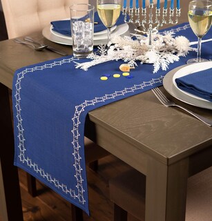 Foto 4 | Camino de Mesa Dii Hanukkah Festival Of Lights Star Of David - Venta Internacional