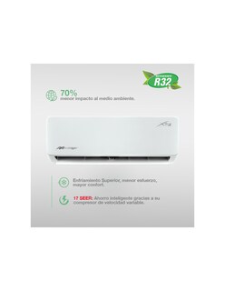 Foto 5 | Split Aire Acondicionado Mirage Inverter X32 Frío-calor 230v 2 Toneladas 23,000 Btu Setcwc261e