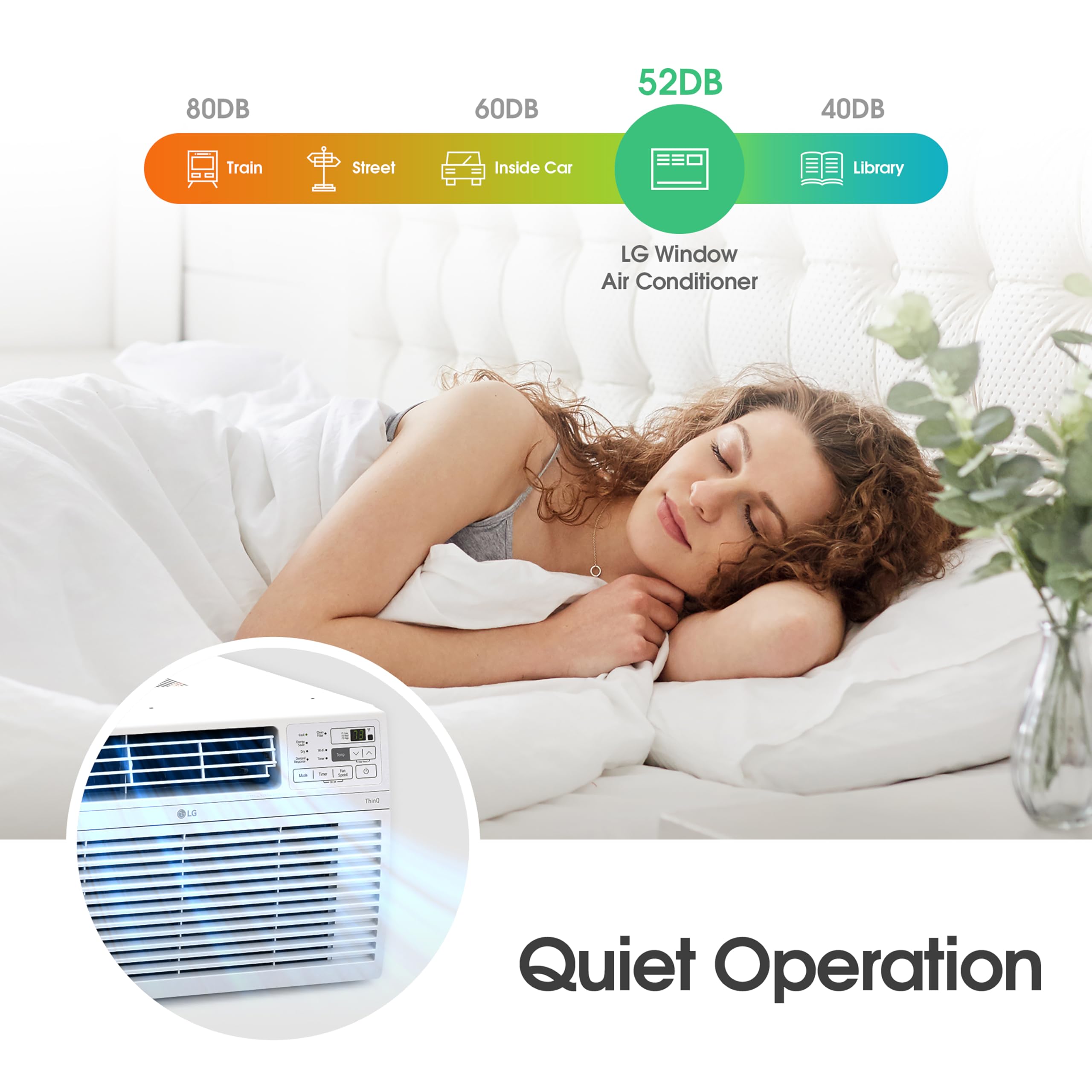 Foto 5 | Aire Acondicionado de Ventana LG 8000 Btu 115 V 350 M² Blanco - Venta Internacional