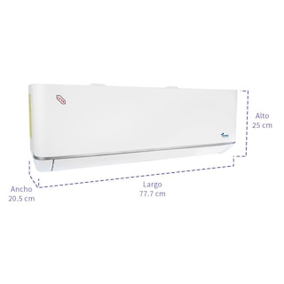Foto 3 | Aire Acondicionado Frio 220 V 1 Ton Inverter Mini Split Iusa 268453 color Blanco