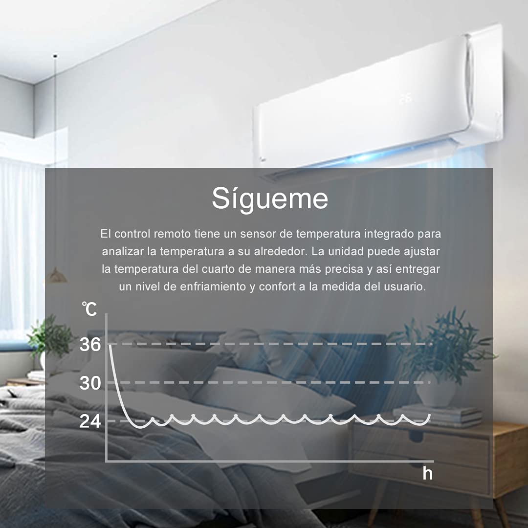 Foto 9 pulgar | Aire Acondicionado Minisplit Midea Forest Plus Save 1 Ton 220v Frío y Calor