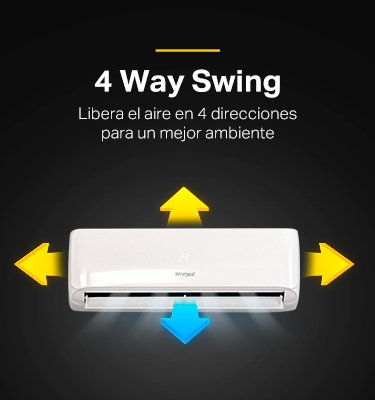 Foto 5 pulgar | Minisplit Whirlpool Classic 2 Toneladas Swa3220q