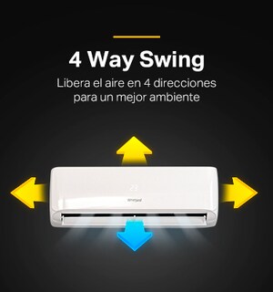 Foto 4 | Minisplit Whirlpool Classic 2 Toneladas Swa3220q