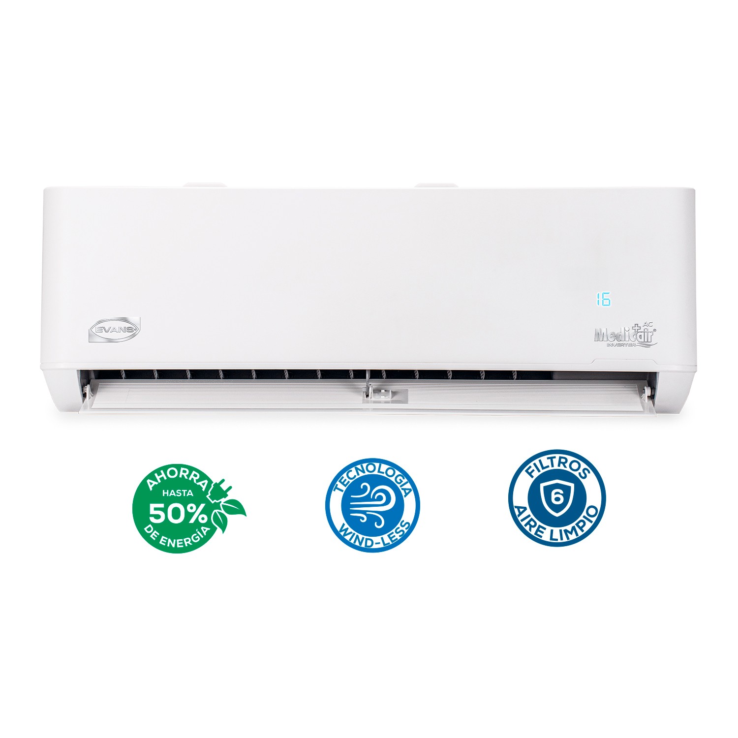 Foto 2 | Aire Acondicionado Solo Frío Minisplit Inverter 1ton. Con Control Wifi  110v 12000 Btu.