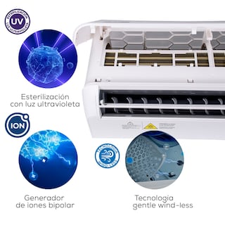 Foto 5 | Aire Acondicionado Solo Frío Minisplit Inverter 1ton. Con Control Wifi 110v 12000 Btu.