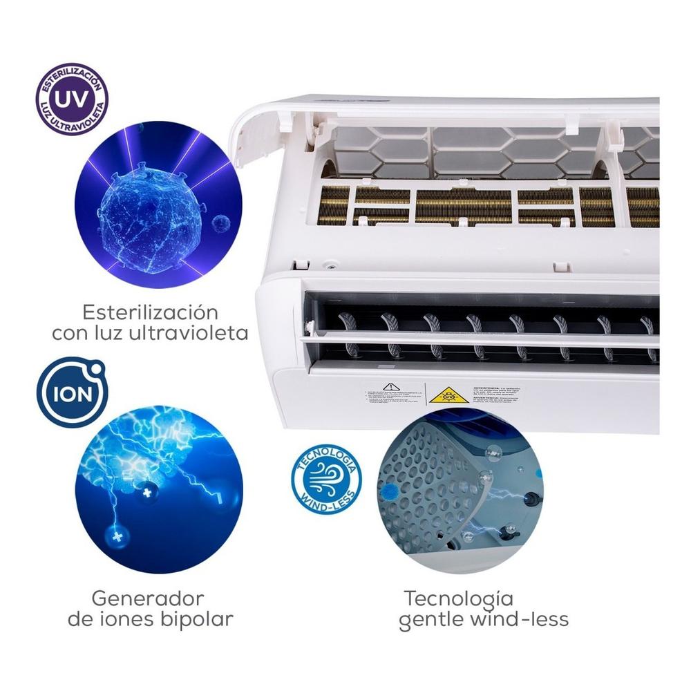 Foto 4 pulgar | Minisplit Inverter Medicair Evans Frío 1.5 ton 220 V 6 Filtros